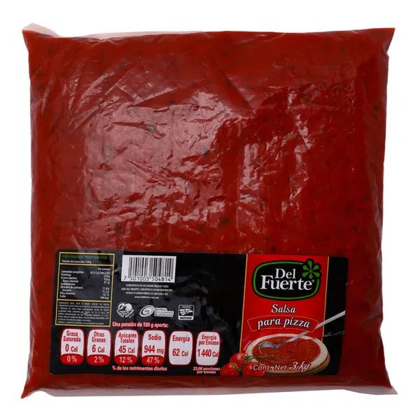 SALSA PARA PIZZA DEL FUERTE 3Kg