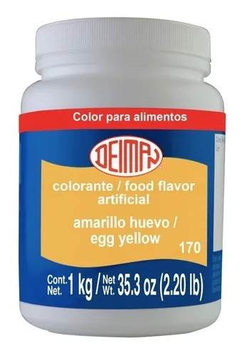 COLORANTE AMARILLO 1KG DEIMA