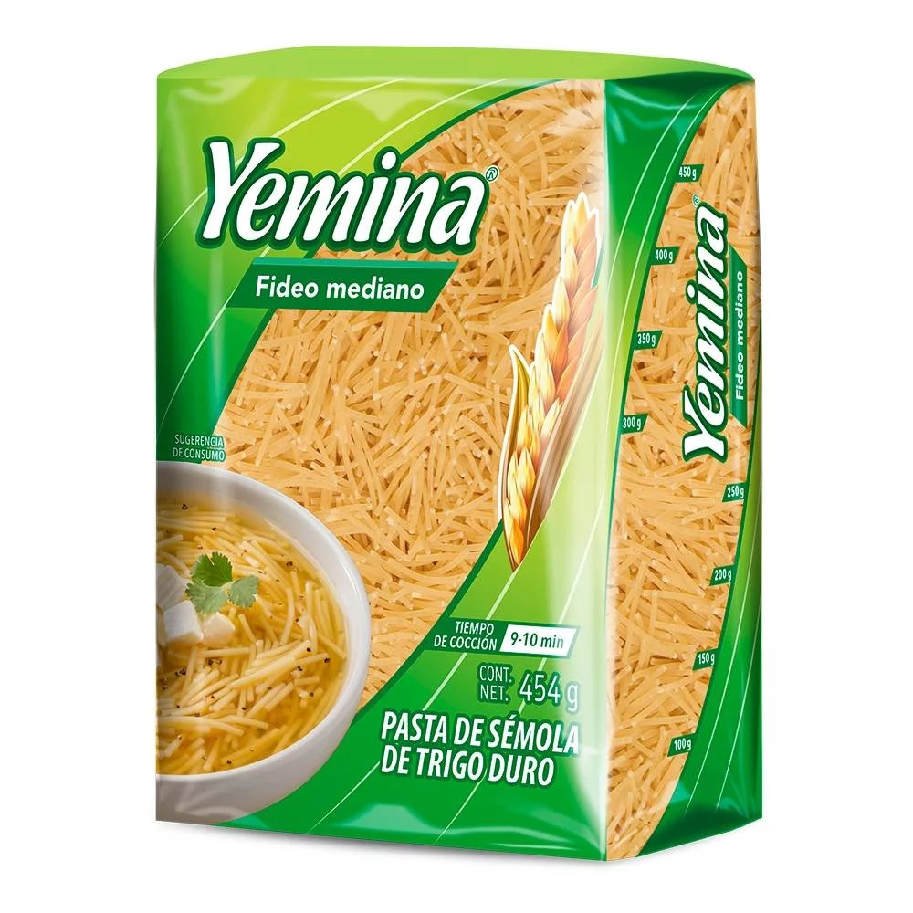 SOPA FIDEO YEMINA 454GRS