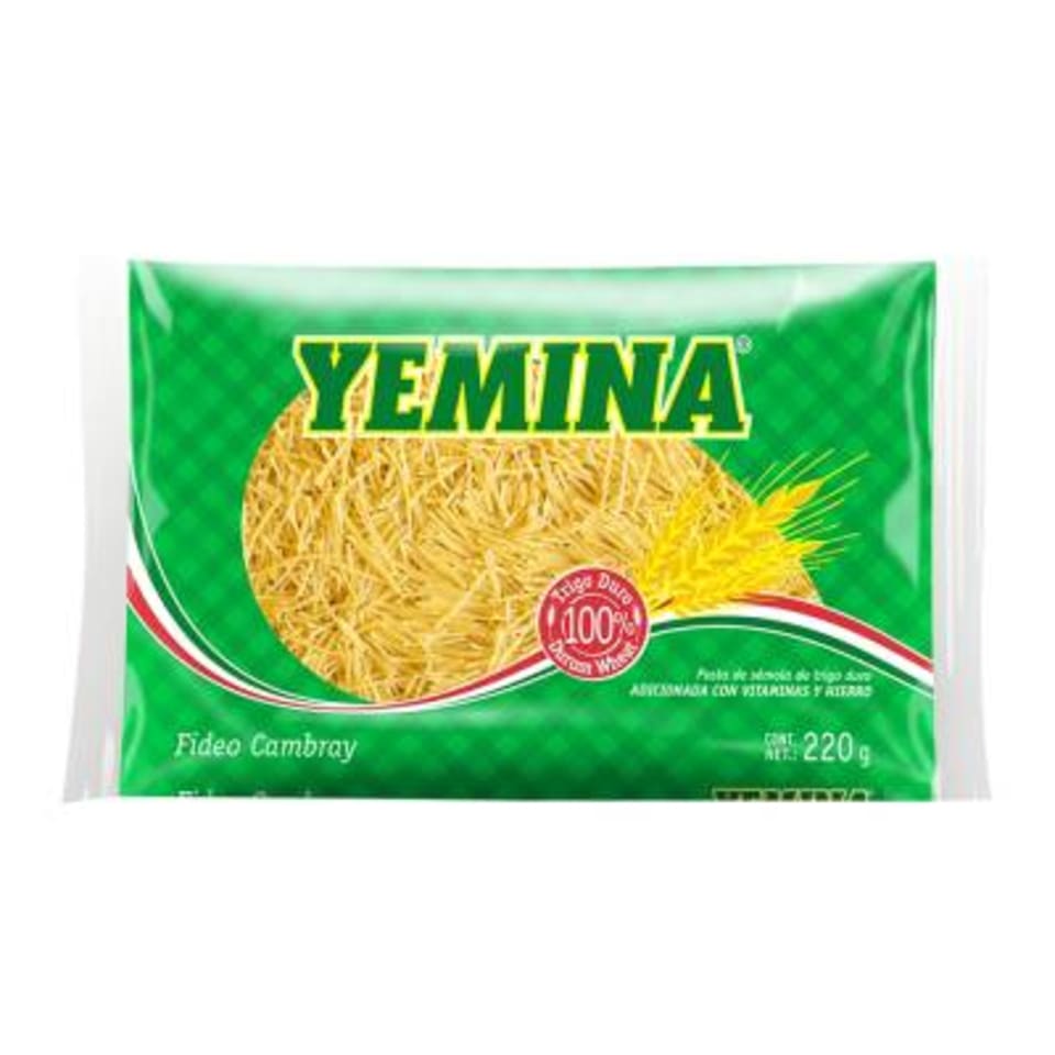 SOPA FIDEO YEMINA